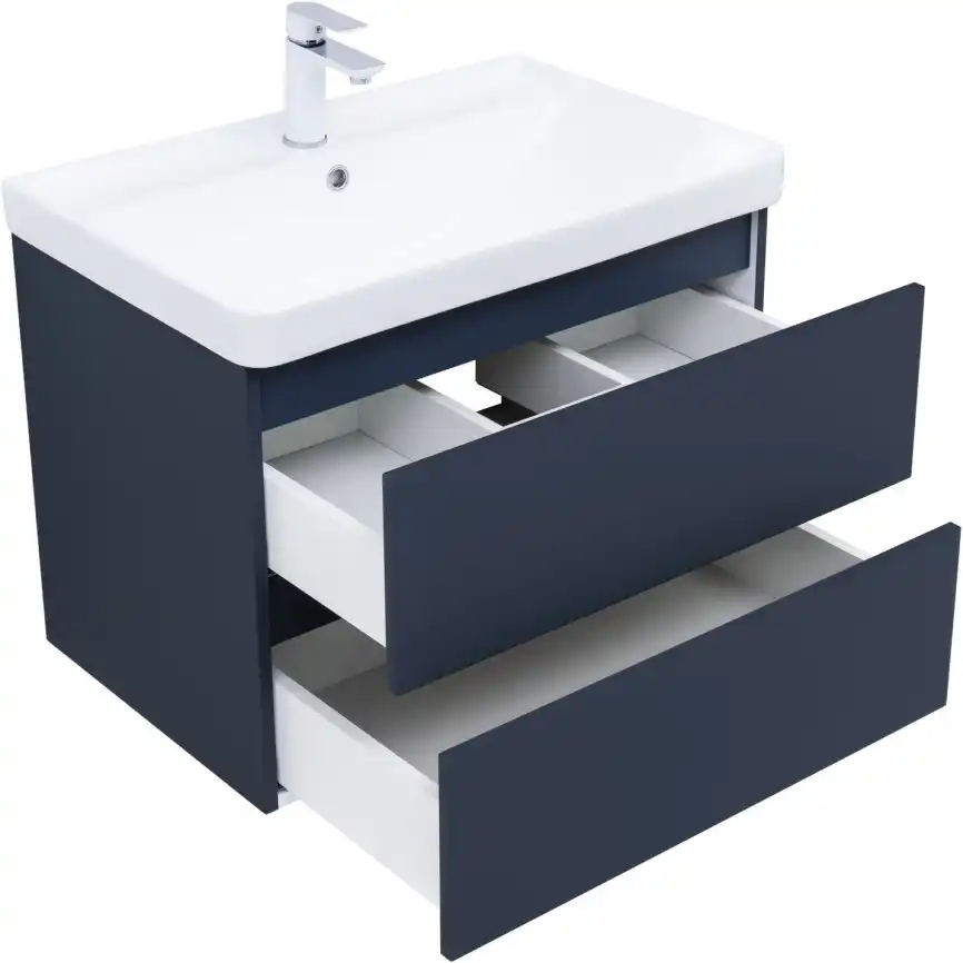 Тумба под раковину Aquanet Вега 2.0 70 маренго, подвесная, 337948 фото 4