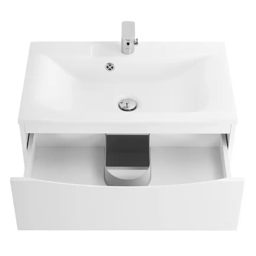 Тумба под раковину BelBagno MARINO-750-2C-SO-BO-P подвесная Bianco Opaco фото 9