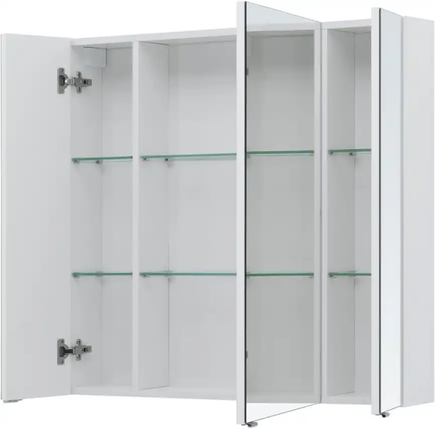 Зеркальный шкаф Aquanet Алвита new 90 белый матовый, 303897 фото 5