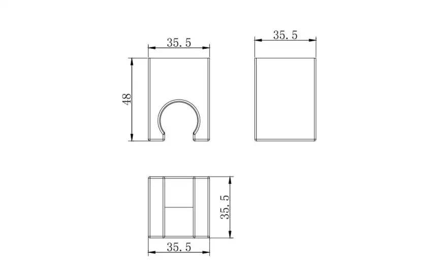 Держатель ручного душа Aquatek  AQ2400MB, Черный матовый фото 2