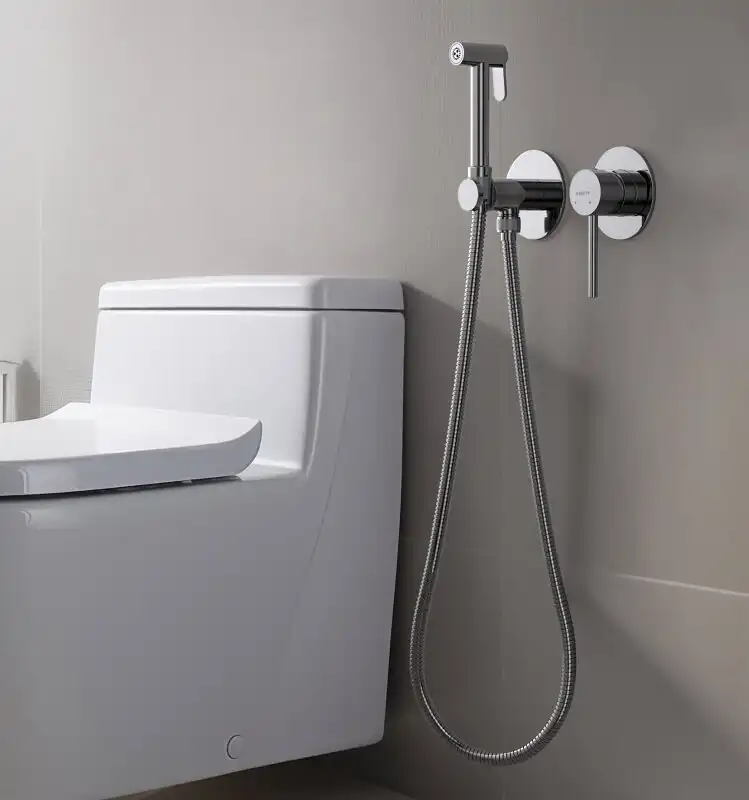 Гигиенический душ со смесителем Aquatek AQ1319CR однорычажный, Хром фото 3