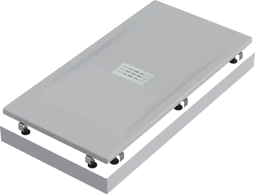 Душевой поддон Good Door Flow 140х80 из искусственного камня, Серый графит ЛП00106 фото 2