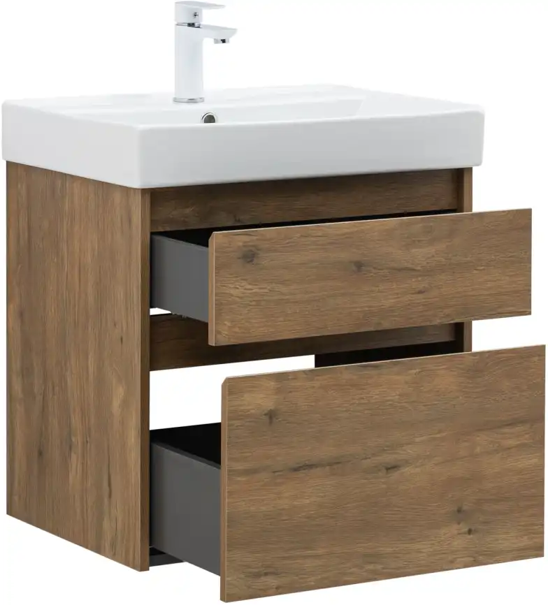 Тумба под раковину Aquanet Nova Lite 2.0 60 дуб рустикальный, 346315 фото 10