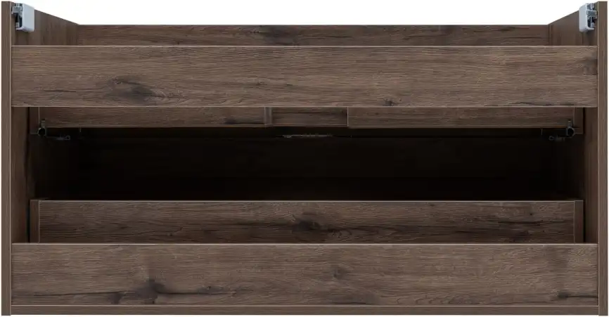 Тумба под раковину Aquanet Алвита New 100 2 ящика, дуб веллингтон табак 334188 фото 10