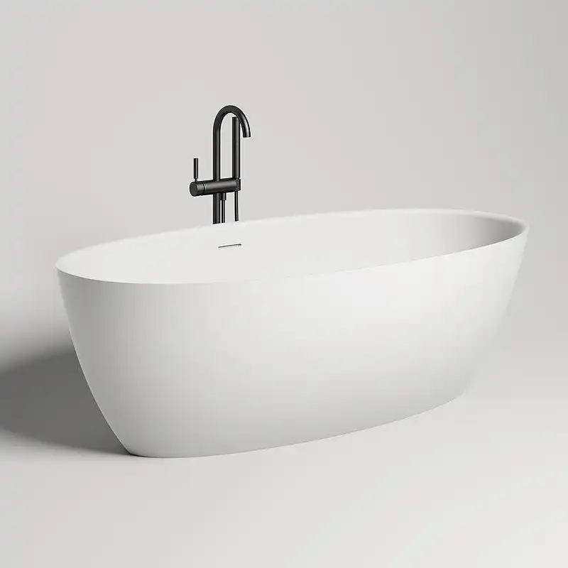 Ванна Salini ALDA 180х90 101911SM из материала S-Stone, Белая матовая фото 1