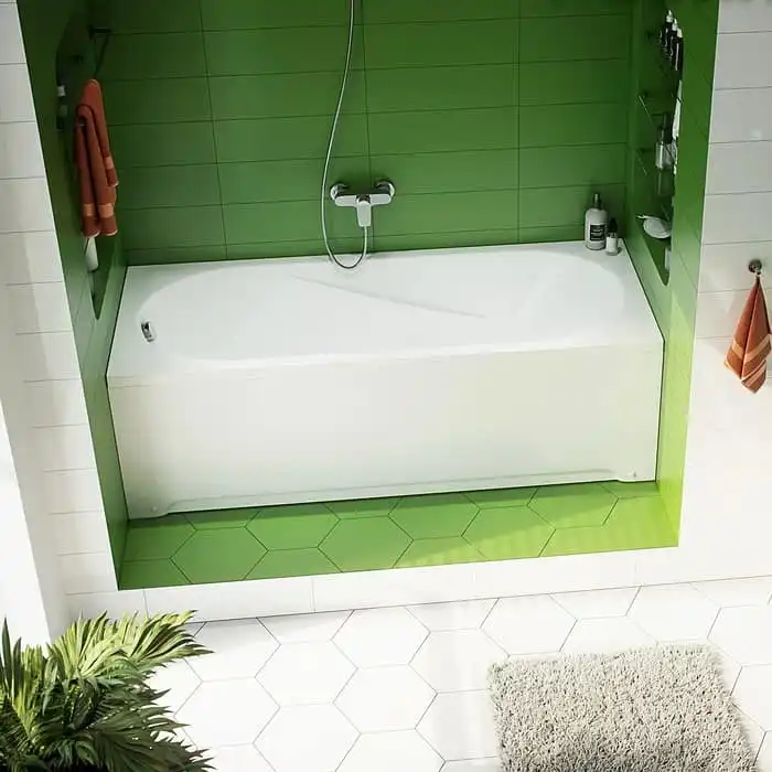 Акриловая ванна Aquatek Либерти Lifestyle 150х70 BER150-0000001, белая фото 4