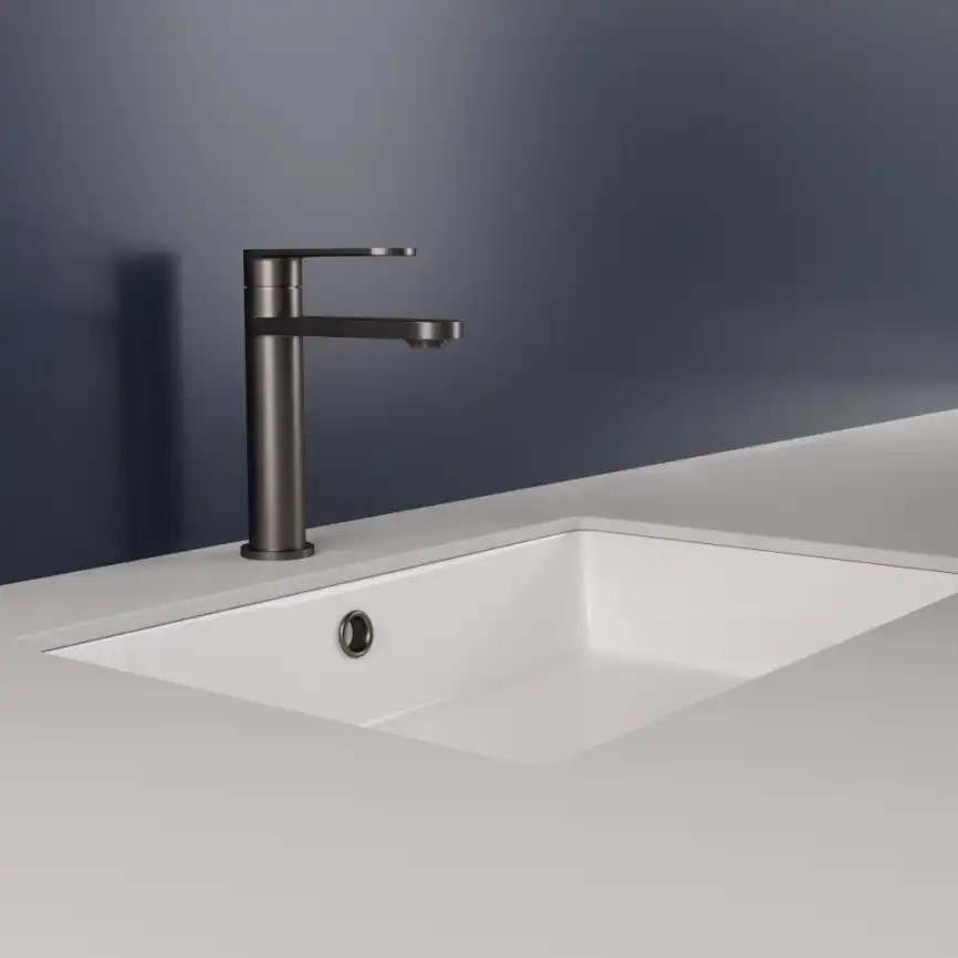 Смеситель для раковины AVS Beauty оружейная сталь, 811-550-GM фото 1