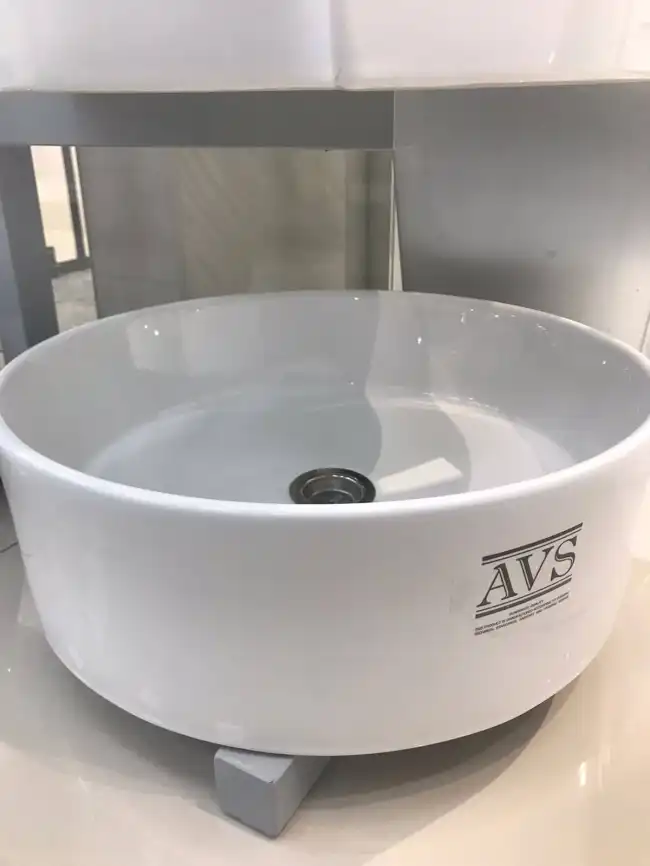 Раковина AVS Шерри 47х47 белая фото 3
