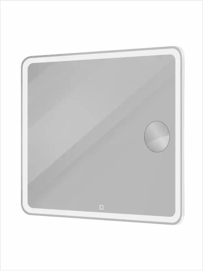 Зеркало BelBagno SPC-MAR-900-800-LED-TCH-LNZ с подсветкой и встроенной линзой 3-х кратного увеличения фото 3