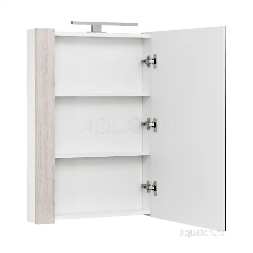 Зеркало-шкаф Aquaton Кантри 55 1A257702AHB20  цвет, белый / дуб верона фото 5