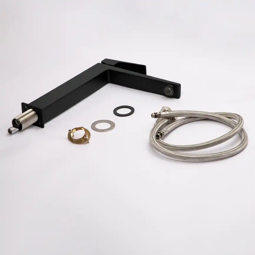 Смесители для раковины AVS NEW CUBE 811-251-MB высокий, черный матовый фото 9