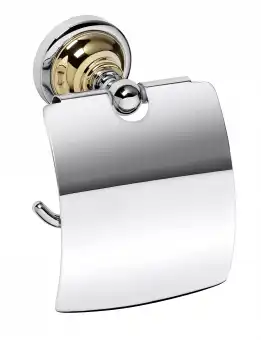 Держатель туалетной бумаги с крышкой 14 см BEMETA RETRO золото 144212018 фото 1