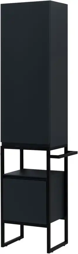 Шкаф-пенал Allen Brau Priority 40 1.31006.AM L антрацит матовый фото 7