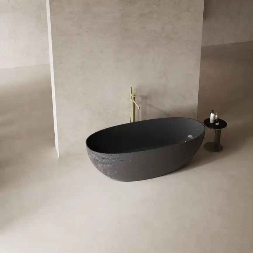 Карбоновая ванна ABBER Karbon 170х75 AK9001-1.7 черная фото 5