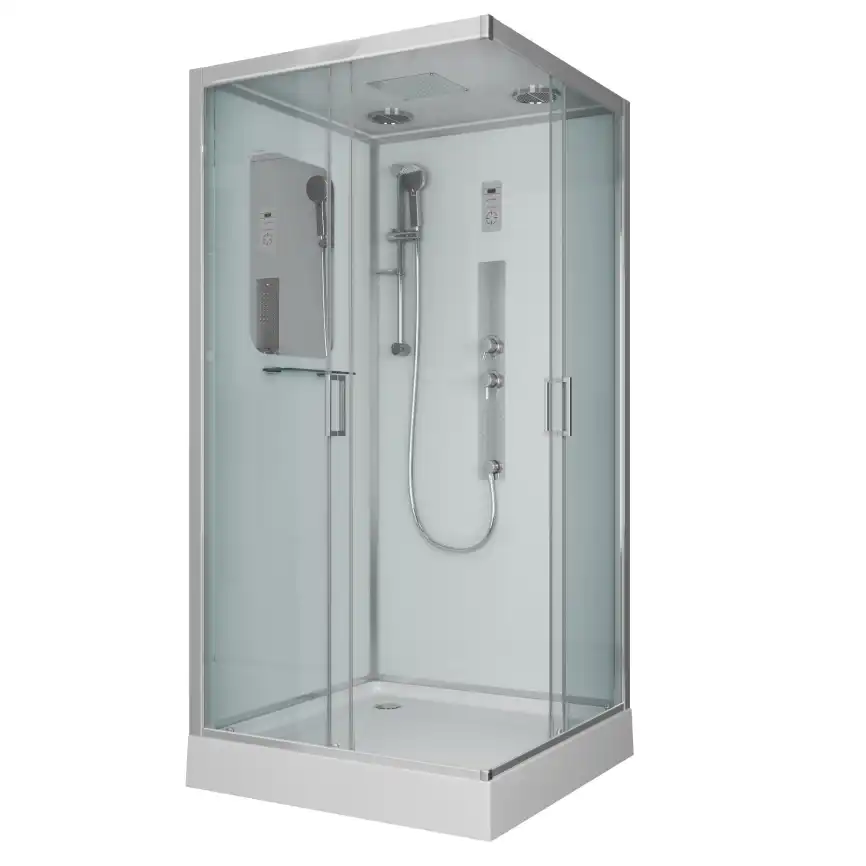 Душевая кабина Niagara Premium 90х90х210 NG-6001-01GQ низкий поддон, с гидромассажем фото 1