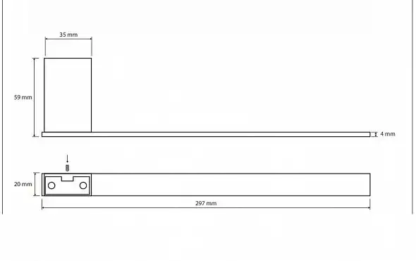 Полотенцедержатель правый 30 см BEMETA VIA хром 135004043 фото 2