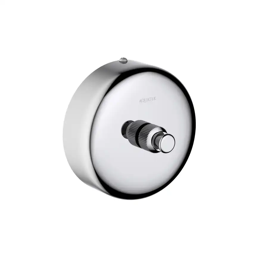 Веревка для белья 2,5 м Aquatek AQ4994CR в комплекте с держателем, Хром фото 1