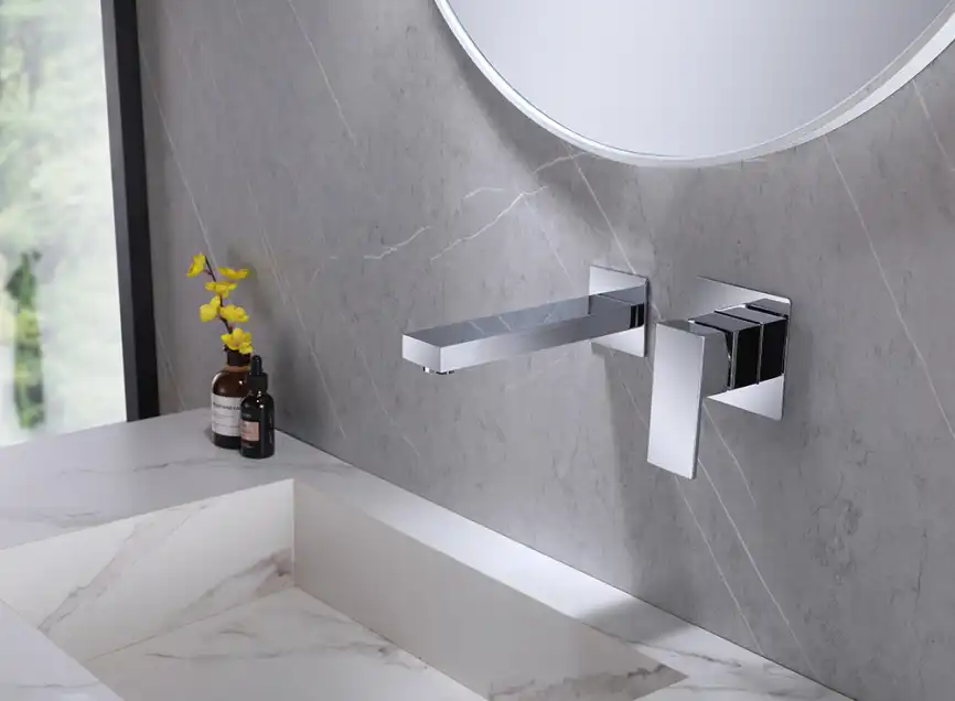 Смеситель для раковины Abber Daheim AF8212 встраиваемый, с внутренней частью, Хром фото 2