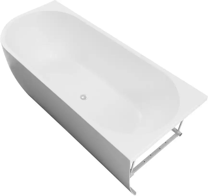 Акриловая ванна Aquanet Family Elegant B 180x80 3806-N-MW, белая матовая фото 6