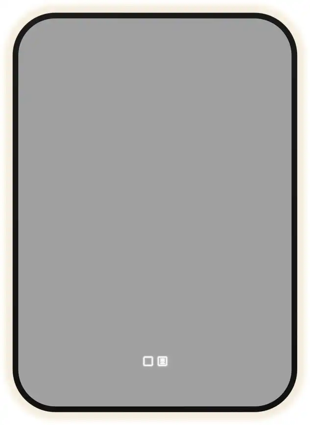 Зеркало Aquanet Контур 500х700 LED TX с подогревом, черный, 367660 фото 1