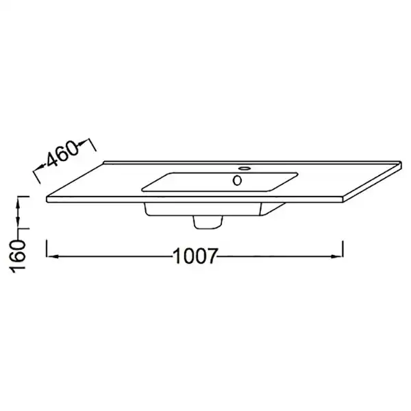 Раковина Jacob Delafon Ola 100 белая (EXUA112-00) фото 4