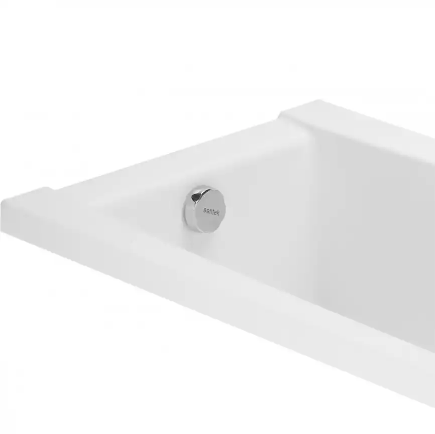 Акриловая ванна Santek Санторини 150х70 прямоугольная белая 1WH302497 фото 3