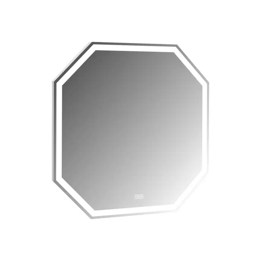 Зеркало BelBagno SPC-OTT 80х80 SPC-OTT-800-800-LED-TCH-WARM с подстветкой, сенсорный выключатель, с подогревом фото 2