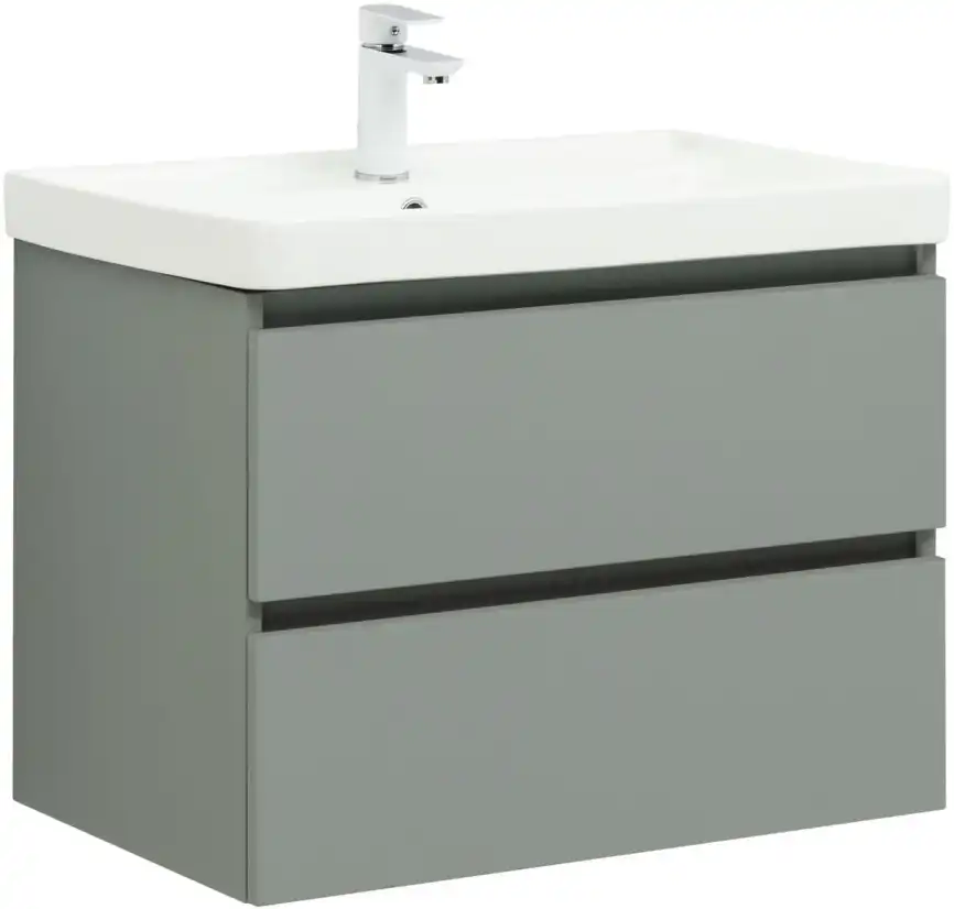 Тумба под раковину Aquanet Вега 2.0 70 мисти грин, подвесная, 337960 фото 1