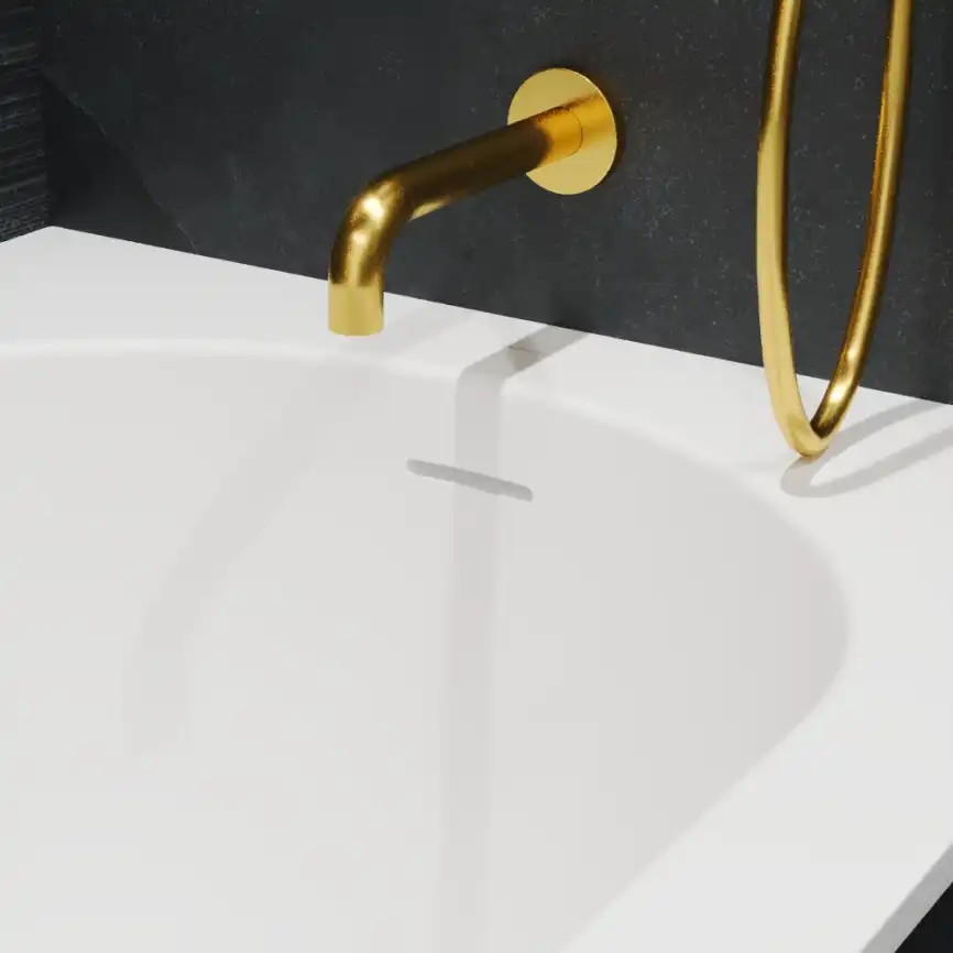 Ванна из искусственного камня WHITECROSS 165x75 Gin, белая матовая 0217.165075.200 фото 4