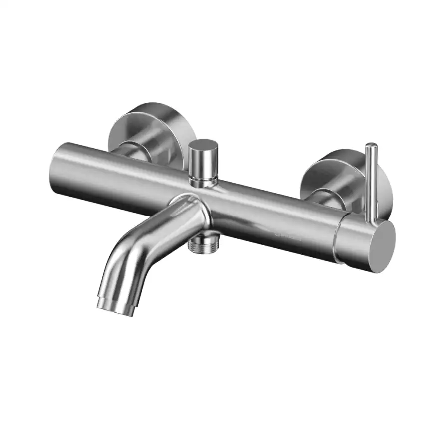 Смеситель для ванны Whitecross Y brushed nickel Никель брашированный, Y1230NIB фото 1