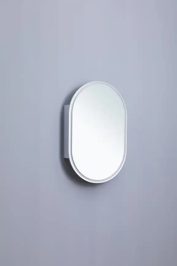 Зеркальный шкаф Aquanet Монте 60 белый, с LED подсветкой, 344788 фото 9