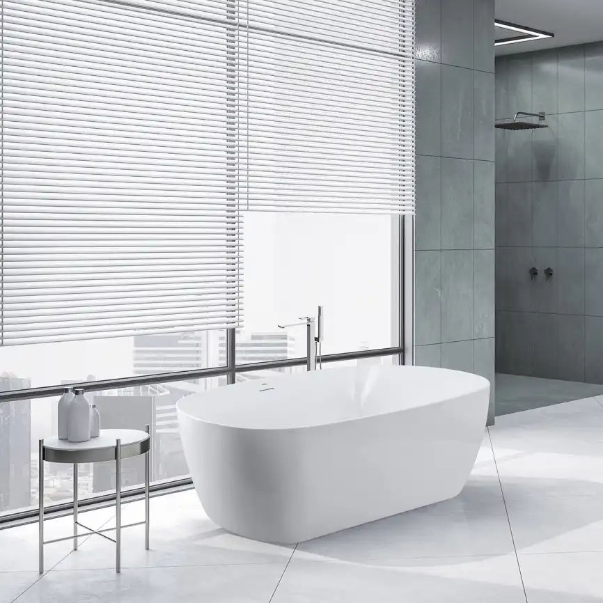 Акриловая ванна BelBagno 170х80 BB415-1700-800, отдельностоящая, Белая глянцевая фото 2