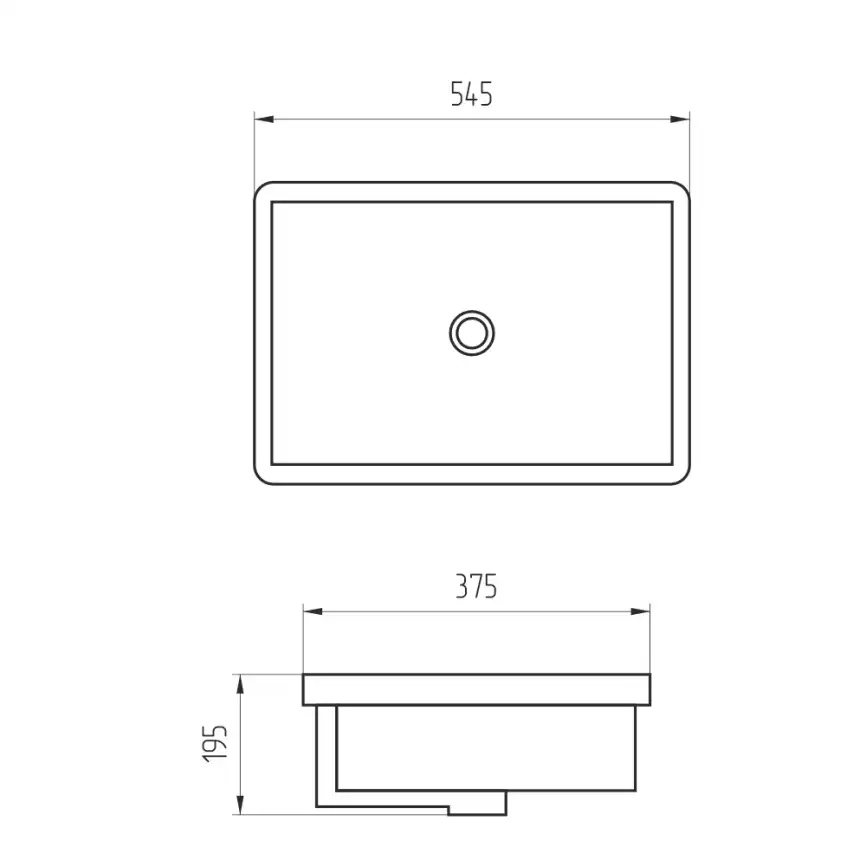 Раковина AVS Астра 55х38 белая фото 4