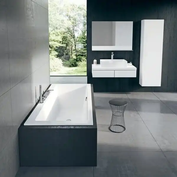 Акриловая ванна Ravak Formy 01 Slim 180х80 C881300000 с тонким бортом, встраиваемая, Белая фото 4