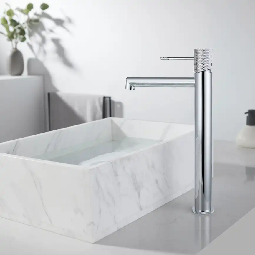 Смеситель для накладной раковины Vincea Desire VBF-1D2CH однорычажный, хром фото 3