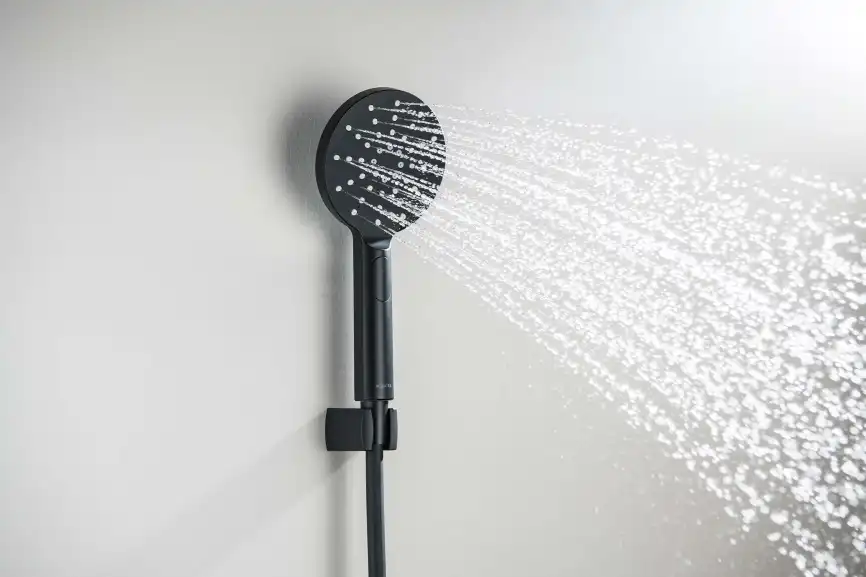 Душевой набор Aquatek ОБЕРОН AQ2033MB, Черный матовый фото 4