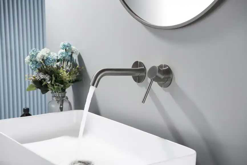 Смеситель для раковины Aquatek Европа AQ1313BGM, Оружейная сталь фото 7