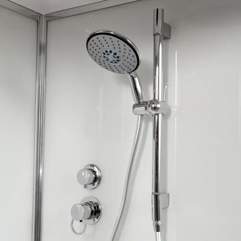 Душевая кабина AvaCan D120SRLED 120x80 см, высокий поддон, с крышей, правая фото 5