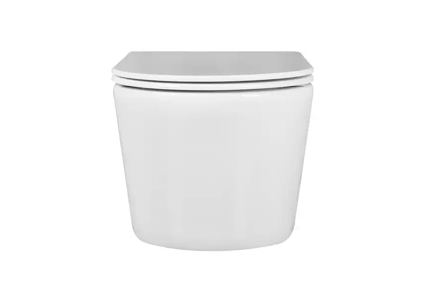 Подвесной унитаз Aquatek Оберон AQ1363W-00 безободковый, с сиденьем микролифт, Белый фото 3