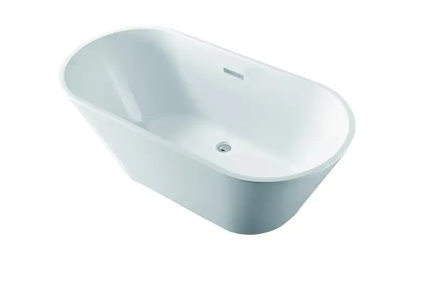 Акриловая отдельностоящая ванна Aquatek Хорса 168х76 см, AQ-5776, белая глянцевая фото 3