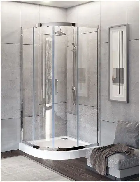 Душевой уголок Aquanet Delta NPE2142 100x100, R550, прозрачное стекло фото 9