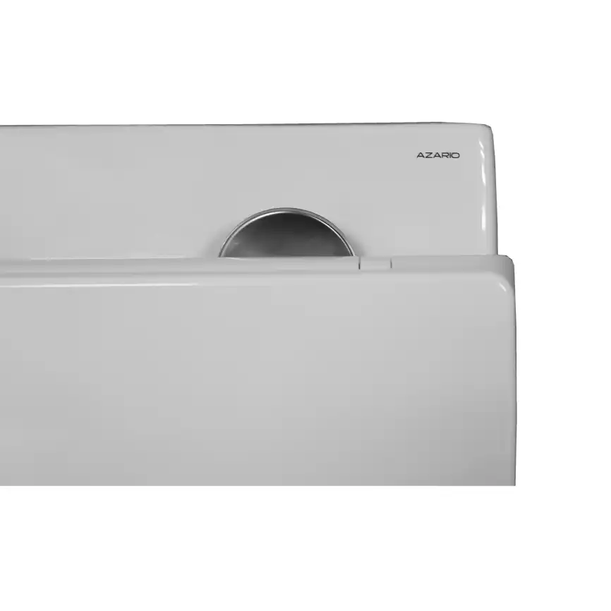 Подвесной унитаз Azario Etera AZ-118E-UQ3 безободковый, смыв Торнадо, в комплекте с сидением микролифт, Белый глянцевый фото 12