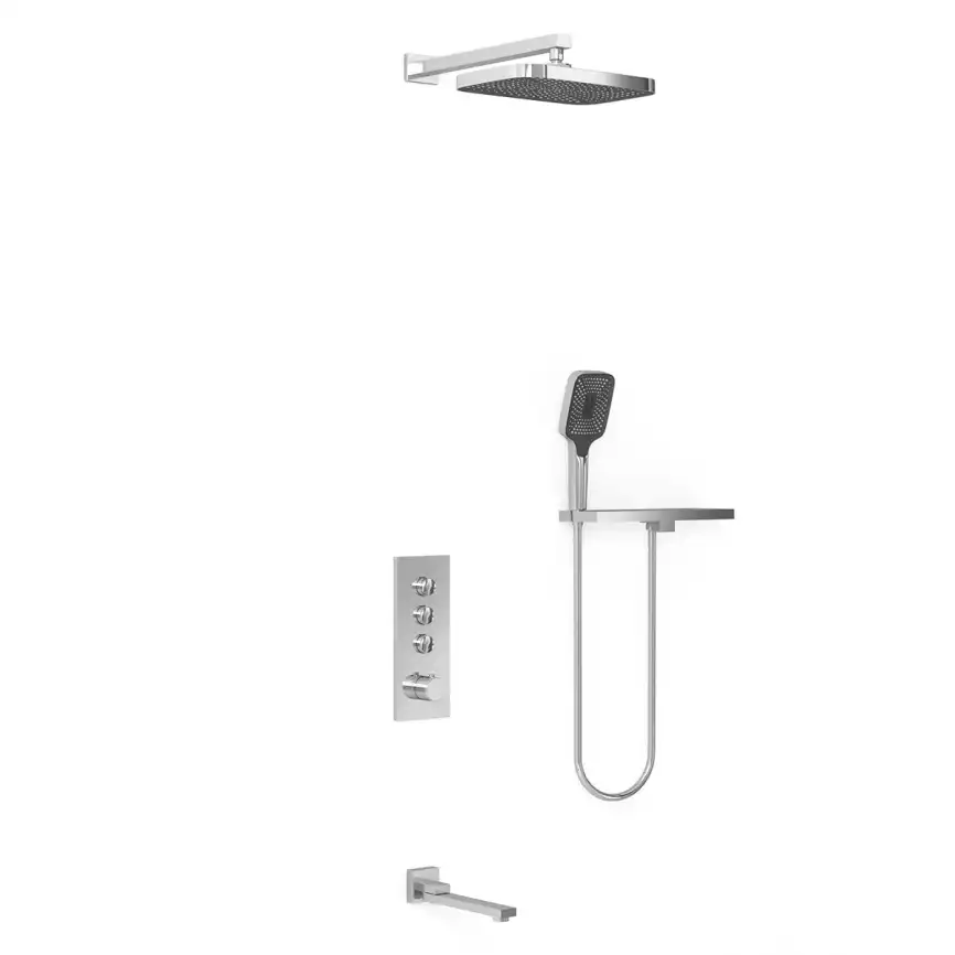 Душевая система  Vincea  VSFW-431T1RCH VSFW-431T1RCH  с термостатом, встраиваемая, хром фото 2