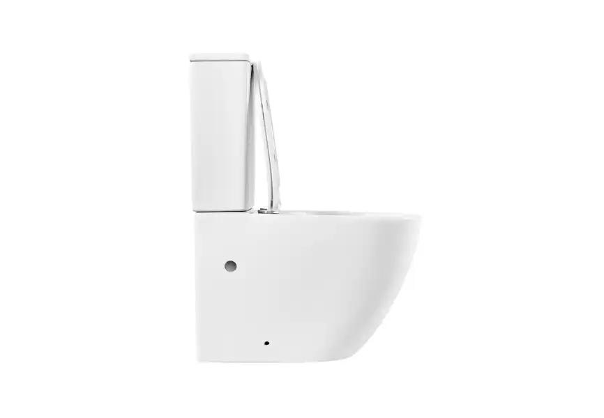 Унитаз-компакт напольный Aquatek ЕВРОПА безободковый с бачком AQ2903-00 630*390*825, горизонтальный выпуск,тонкое сиденье микролифт фото 8