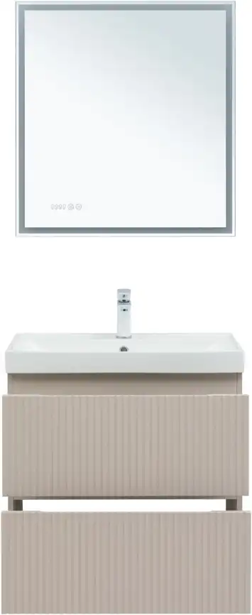 Тумба под раковину Aquanet Джейн (Flat) 70 бежевый, 343976 фото 10