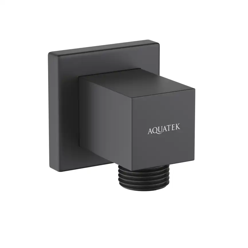 Шланговое подключение Aquatek  AQ2458MB, Черный матовый фото 1