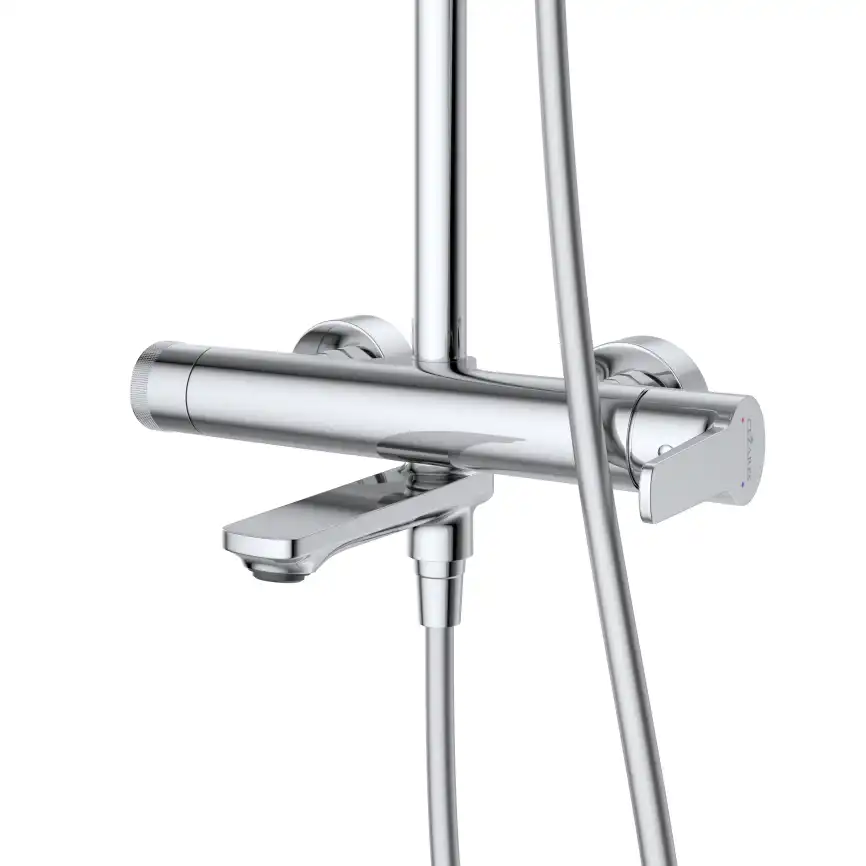 Комплект смесителей CEZARES LUX-CVD/LS-01 для ванной комнаты, Хром фото 8