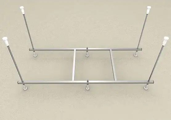 Сборный каркас к ванне Aquatek Мия 100см (шпильки) фото 1