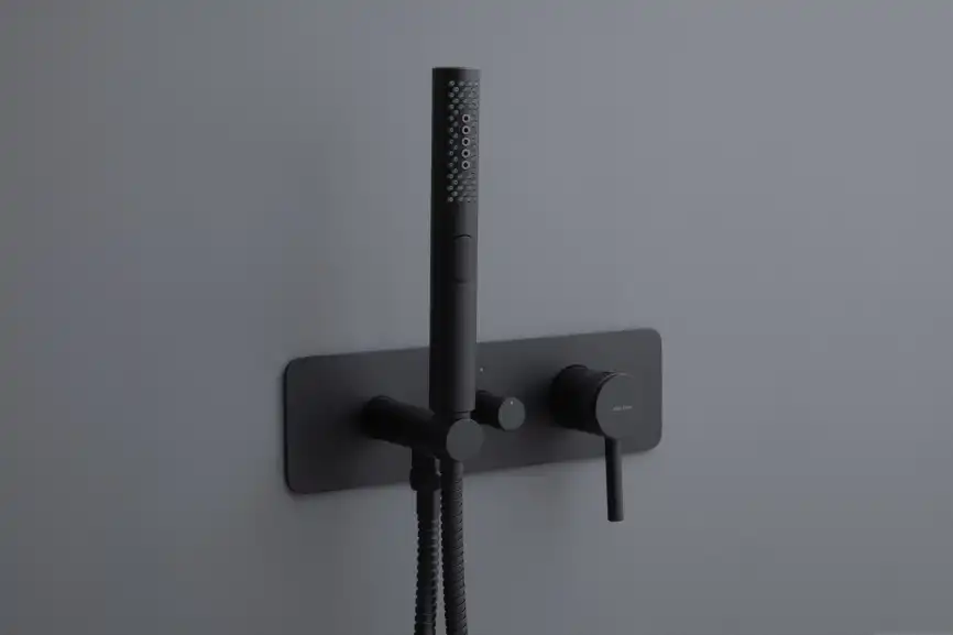 Смеситель для душа Allen Brau Priority 5.31009-31 встраиваемый, с внутренней частью, Черный матовый фото 8