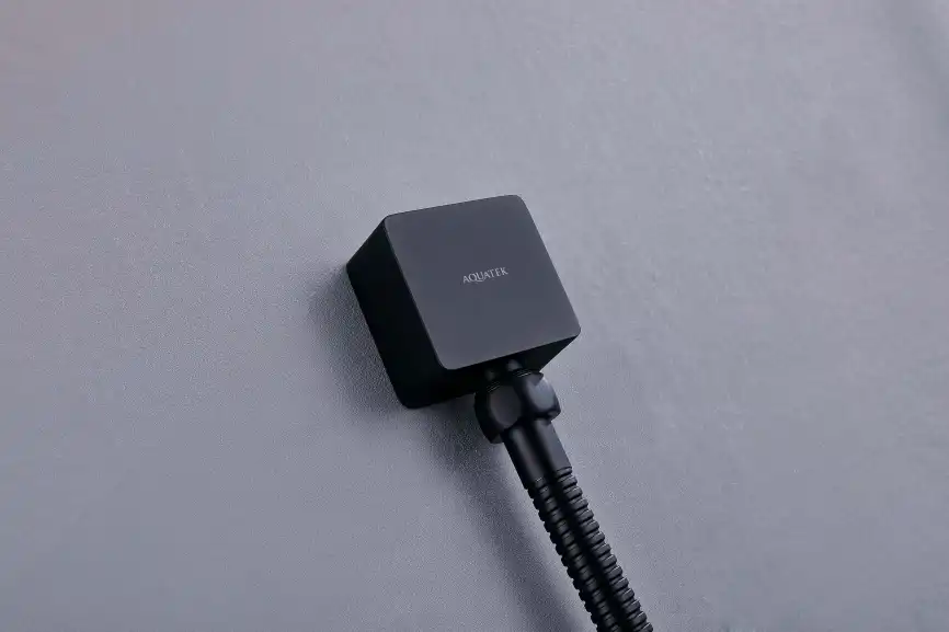 Шланговое подключение Aquatek  AQ2459MB, Черный матовый фото 4